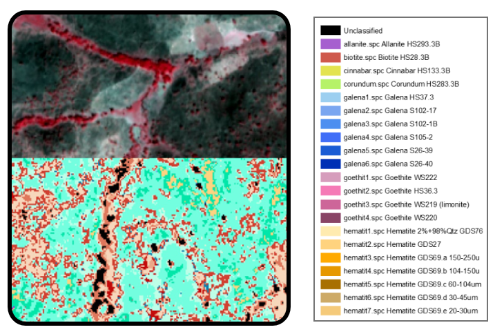 Mineral Exploration Surface Alteration Mapping